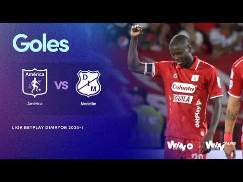 América vs. Medellín (goles) Liga BetPlay Dimayor 2023-1 | Cuadrangulares - Fecha 2