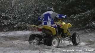 preview picture of video '#2 Suzuki LTZ 400 Winter Time ATV Zima Śnieg Quad Quadsport Z400'