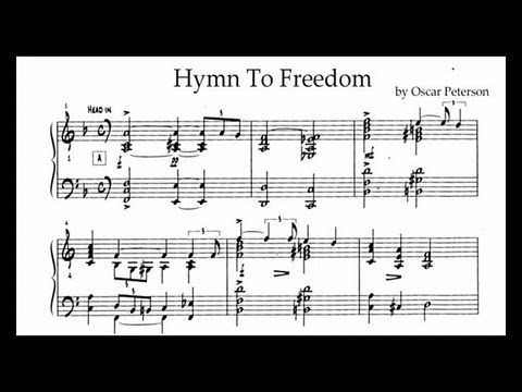Oscar Peterson - Hymn To Freedom (transcription)