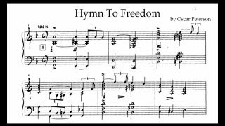 Oscar Peterson - Hymn To Freedom (transcription)