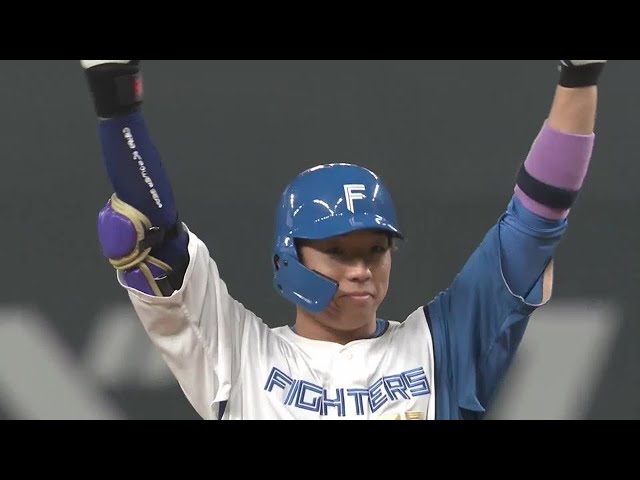 【7回裏】鮮やかな逆転打!! ファイターズ・宇佐見真吾 走者一掃のタイムリー2ベース!! 2022年5月20日 北海道日本ハムファイターズ 対 埼玉西武ライオンズ