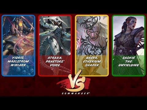 Commander VS S7E7: Yidris vs Atraxa vs Breya vs Saskia