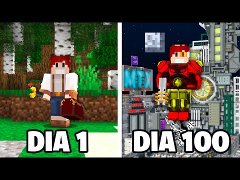 EU PASSEI 100 DIAS TREINANDO PARA UM TORNEIO FUTURISTA NO MINECRAFT - O FILME