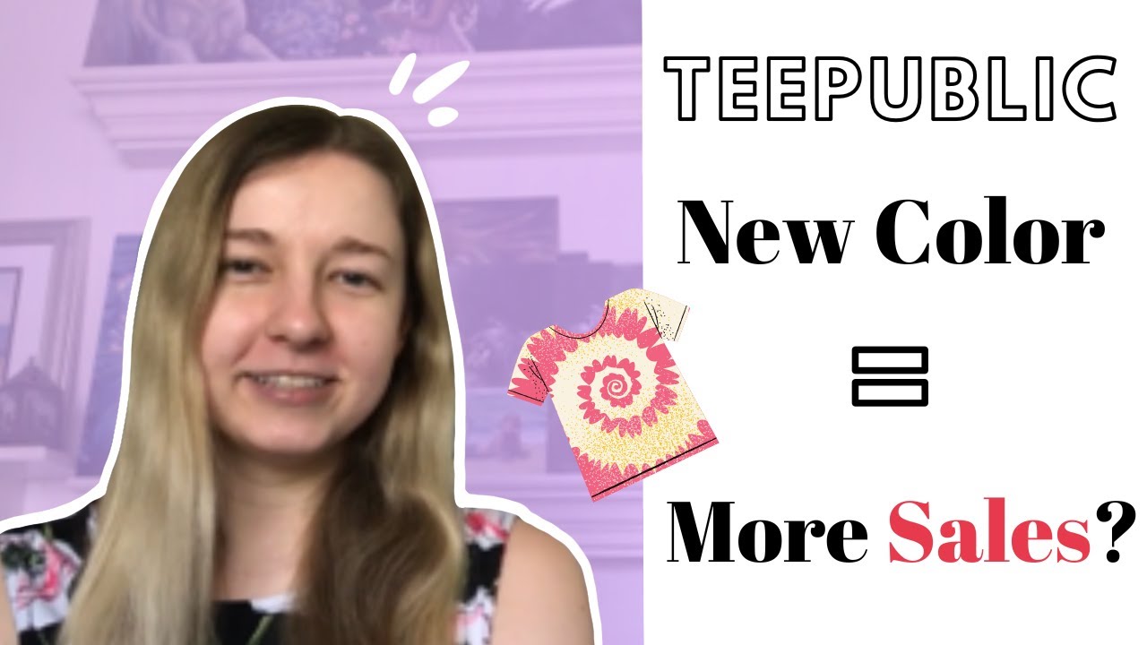 Will This NEW Color Option on TeePublic = More SALES?!