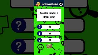 Quiz Perguntas e Respostas - Conhecimentos Gerais #quiz  #conhecimento