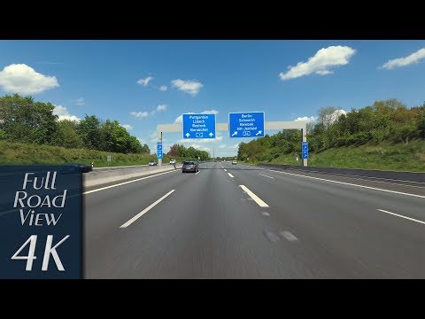 Germany: Autobahn A1 - Hamburg-Billstedt - Barsbüttel - 4K (UHD/2160p/60p)