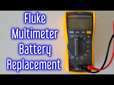 How To Replace The Battery On A Fluke 114 115 117 Multimeter And Battery Size
