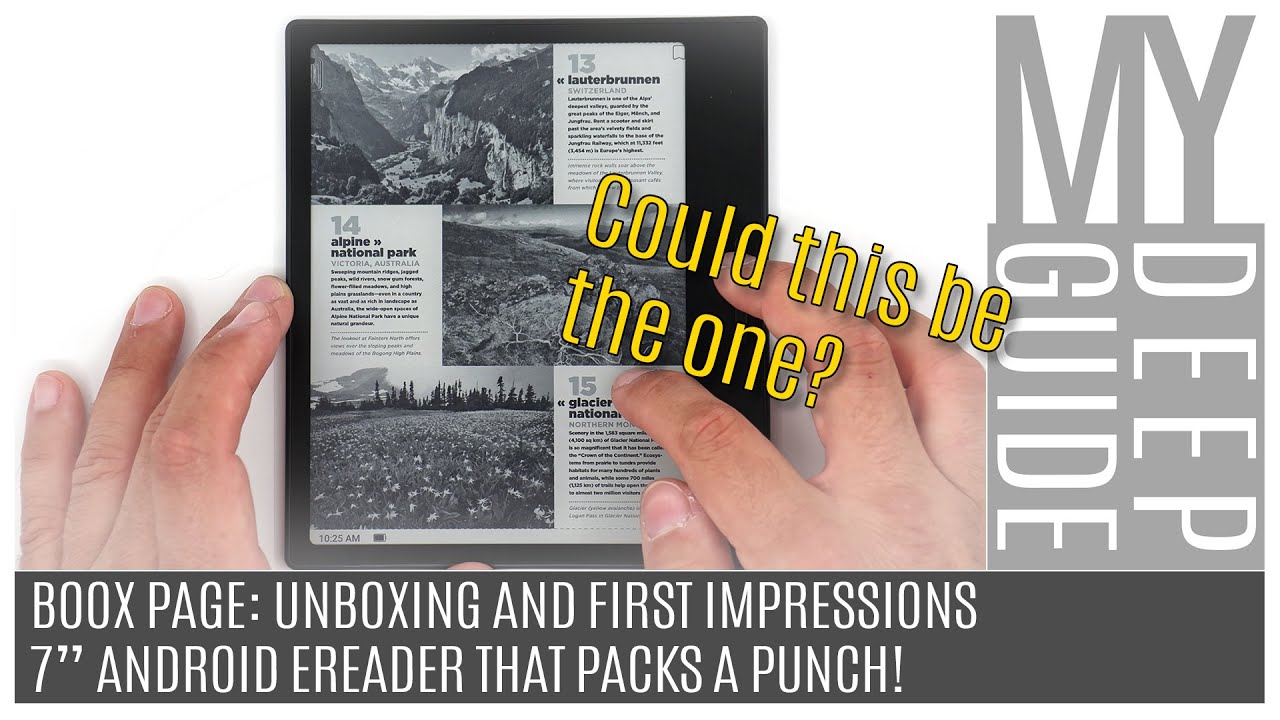 Boox Page - Unboxing and First Impressions of the 7" Android E-Ink Reader That Improves On Leaf 2