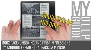Boox Page - Unboxing and First Impressions of the 7" Android E-Ink Reader That Improves On Leaf 2