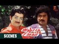 Anjatha Singam Movie Scenes Prabhu And Nambiar Challenge Scene Nalini Sathyaraj Silk Smitha