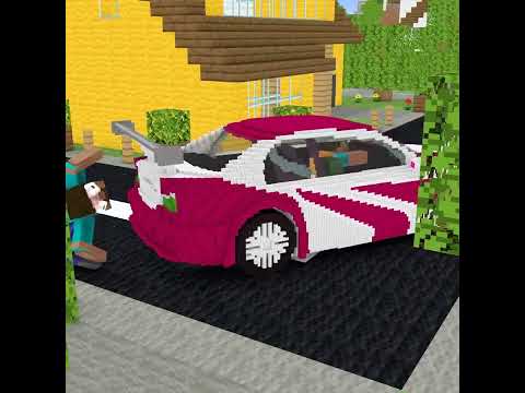 Herobrine rescues Baby Zombie and Baby Alex - Minecraft Animation Monster School