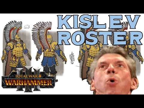 KISLEV FULL ROSTER REVEAL! Total War Warhammer 3
