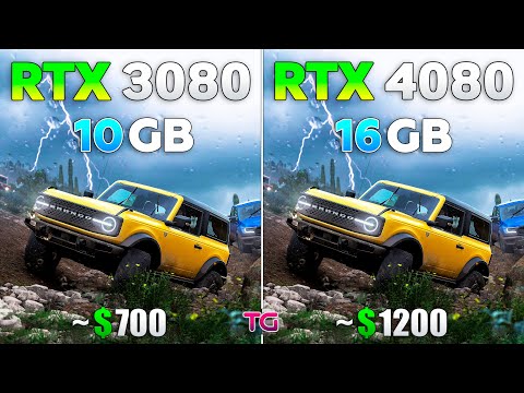 RTX 3080 vs RTX 4080 - Test in 10 Games