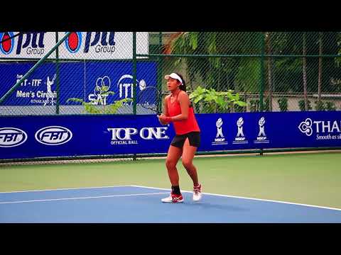 04 09 61 PTT - ITF Women's Circuit   Thamchaiwat, B 1 VS Silakul, Chanikarn