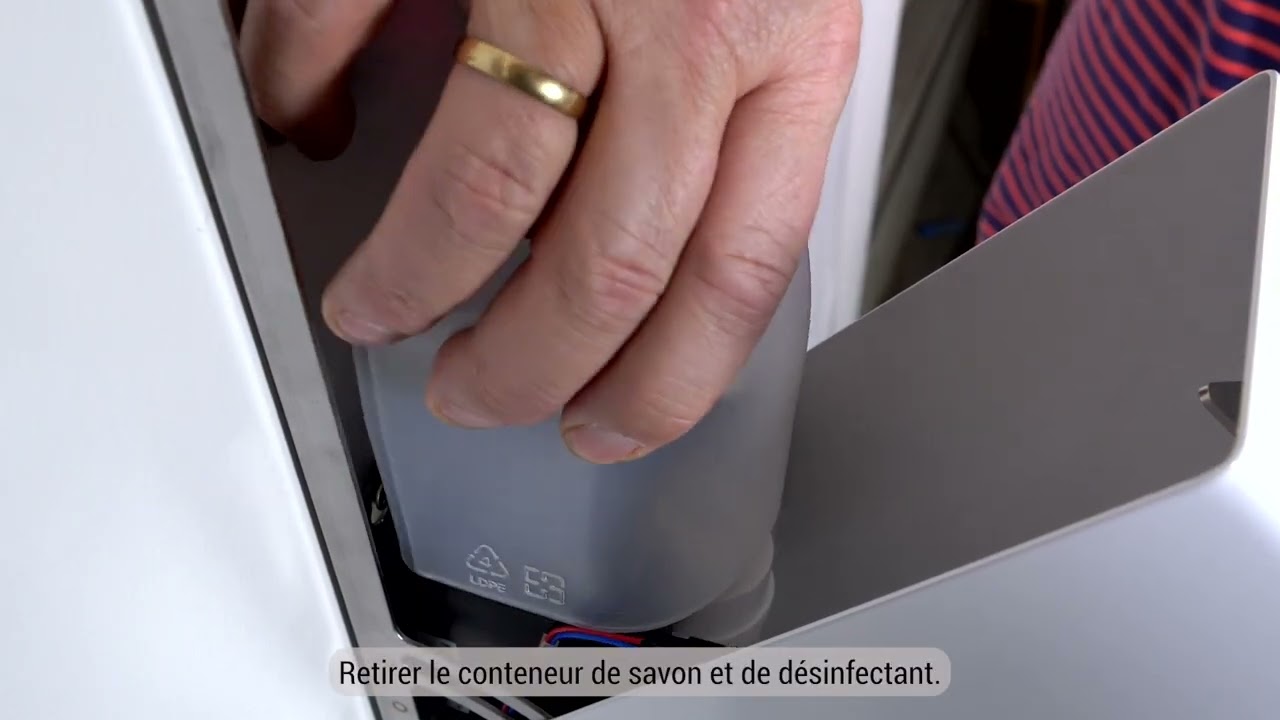 LOKI distributeur, savon mousse/désinfectant, RAL Classic au choix