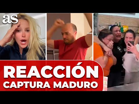 Las REACCIONES más EMOCIONANTES a un MOMENTO HISTÓRICO: los VENEZOLANOS a la CAPTURA de MADURO