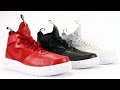 Nike Air Force 1 UltraForce Mid Review + On Feet in Red, Black and Pure Platinum