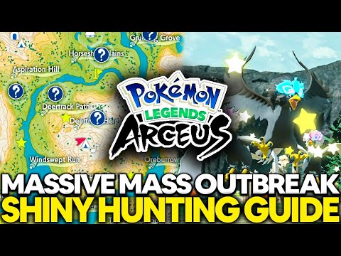 Ultimate Massive Mass Outbreak Shiny Hunting Guide in Pokemon Legends Arceus V1.1.0