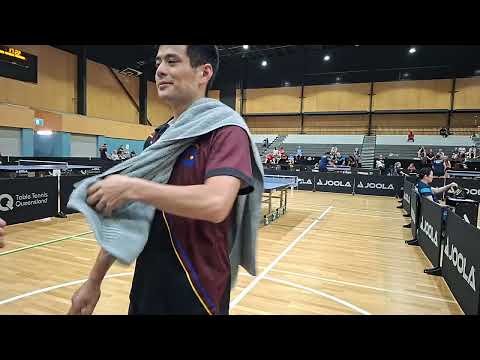 Barry Griffiths (NZ) vs Naoya (QLD) Australian Veterans Table Tennis Championships 2025