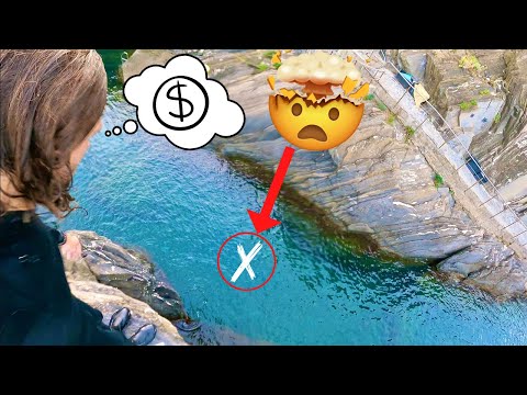 Found Lost Valuables at the Bottom of Popular Cliff Jump!