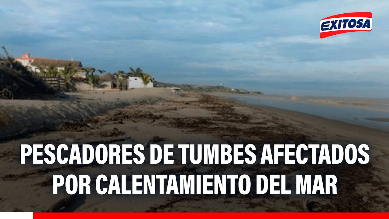 🔴🔵 Pescadores de Tumbes afectados por calentamiento del mar