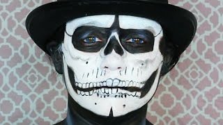 007 SPECTRE SKULL MAKEUP TUTORIAL!