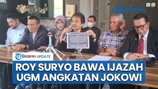 Roy Suryo Bawa Contoh Ijazah UGM Asli Angkatan Jokowi saat Gelar Perkara di Polda Metro Jaya