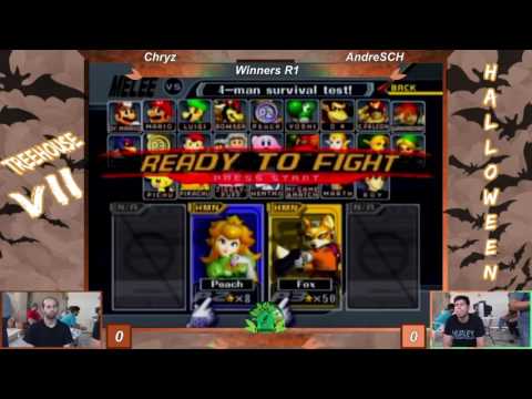 TreeHouse VII: SSB Melee Singles Winners Round 1 Chryz Vs AndresSCH