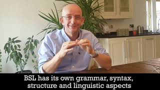 British Sign Language vs English