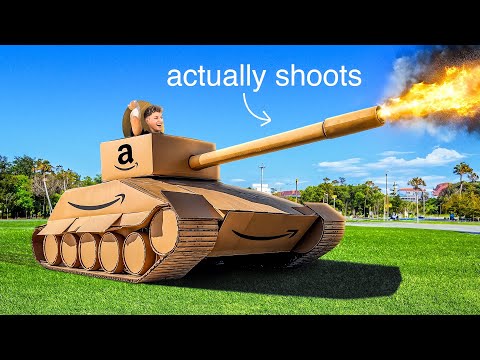 I Built a REAL Tank out of Trash!