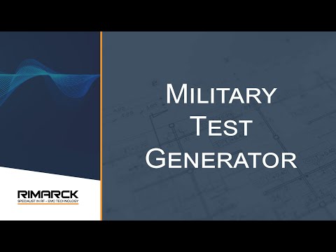 Military Test Generator