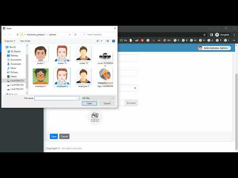 Employee Visitors Pass in PHP Application Projects