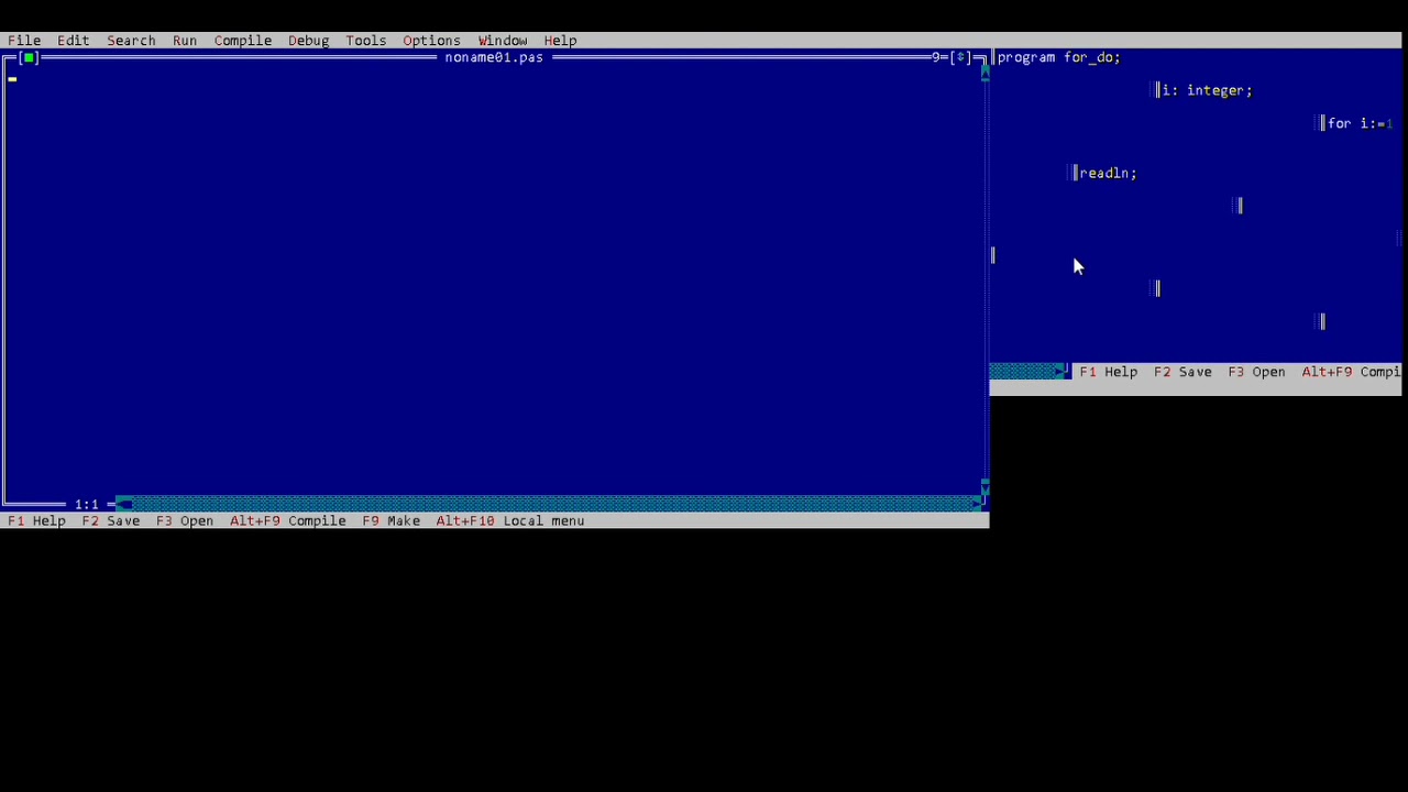 Contoh Program Perulangan dalam Pascal (for, while-do, repeat-until)