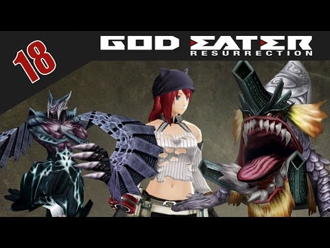 God Eater Resurrection PS4 / PS VITA Let's Play Walkthrough Part 18 - Idle Warrior & Midpoint