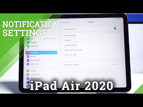 How to Personalize Notifications on iPad Air 2020 – Notification Content