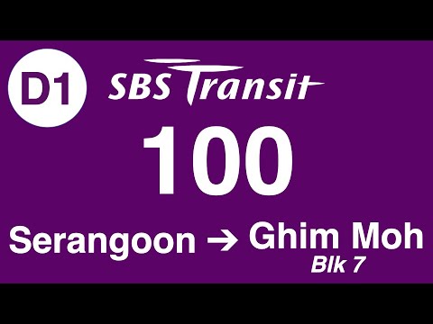 Sbs Transit Trunk 100 Direction 1 Hyperlapse