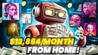 5 FREE AI Side Hustles To Make Money From Home! ($12,864/Month)