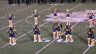 preview picture of video 'Clarkston Varsity Cheerleaders Half-Time Cheer and Dance Sept. 12,2014'