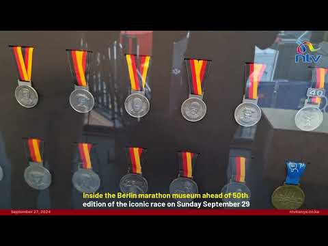 Inside temporary Berlin Marathon museum ahead of 50th edition