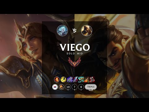 Viego Mid vs Akshan - KR Grandmaster Patch 12.17