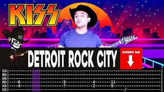 ?KISS?[ Detroit Rock City ] cover by Masuka | LESSON | GUITAR TAB