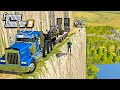 EXTREME MOUNTAIN TRUCKING CONTRACT 3 000 FT DROP OFF CLIFF FARMING SIMULATOR 2019