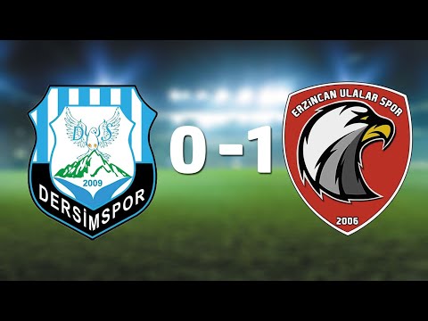 Dersimspor 0 - 1 Ulalarspor (MAÇ ÖZETİ)