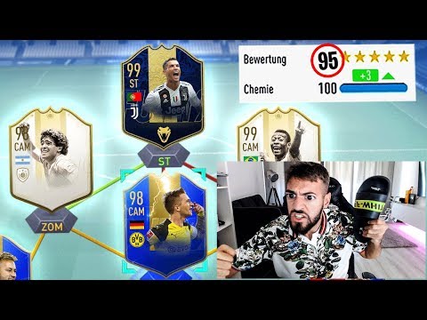 99 PELE & 98 MARADONA ICON! 195 RATED FUT DRAFT CHALLENGE FIFA 19 🔥🔥