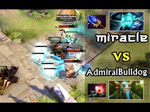 Miralce strom agha style vs AdmiralBulldog nature prophet - Dota 2 7.06f