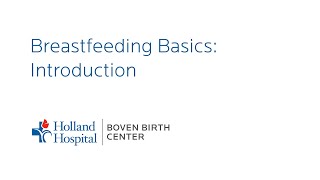 Breastfeeding Basics: Introduction
