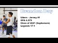 Brandon Day | Class of 2021 - Sophomore| Libero - Jersey #1| Fall 2018 Club Highlights