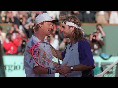 Andre Agassi vs Jim Courier 1991 Roland Garros Final Highlights