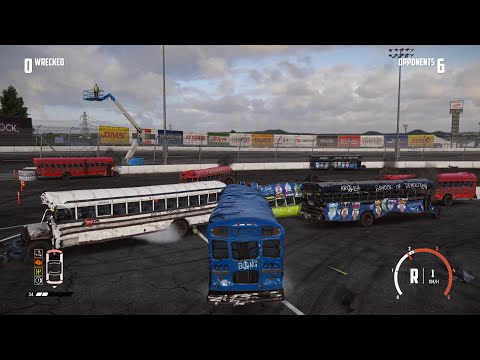 Wreckfest | Career | Pro Internationals | Diesel & Destruction | School Bus