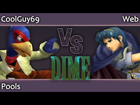 DIME13 Melee - CoolGuy69 (Falco) vs Web (Marth) - Pools